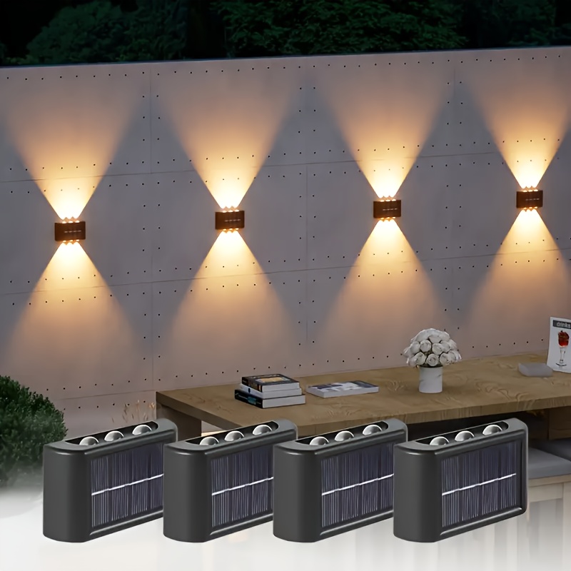 Outdoor Lighting Sconce - LED Solar Light Outdoor Waterproof Solar