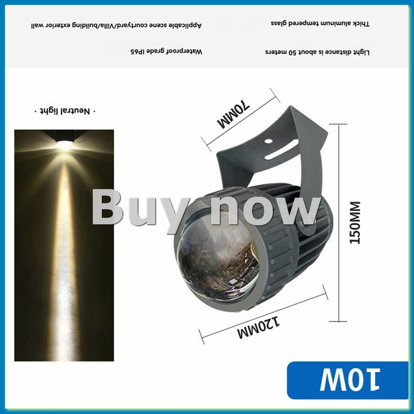 Outdoor Lighting Lux - Outdoor LED Garden Wall Spotlights 10W