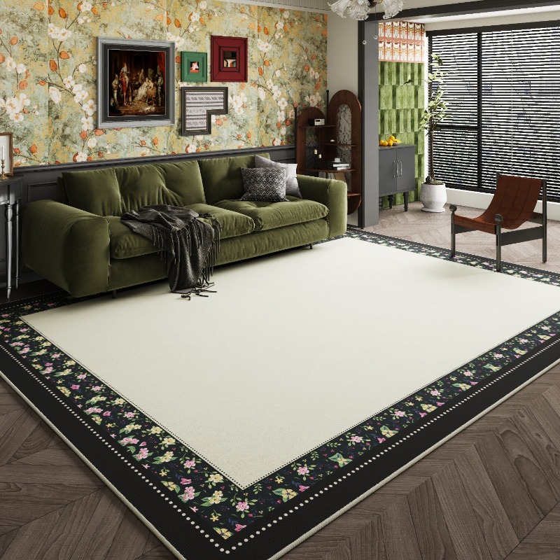 Outdoor Lighting Online - Modern-Style Living Room Carpet Geometric Floral