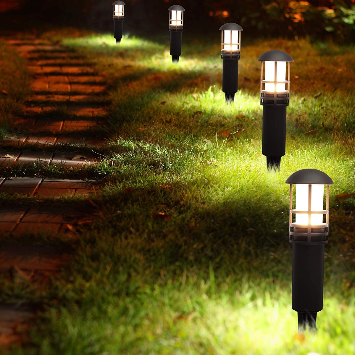 Outdoor Lighting Driveway - 8 Chiếc Bóng Đèn LED Ngoài