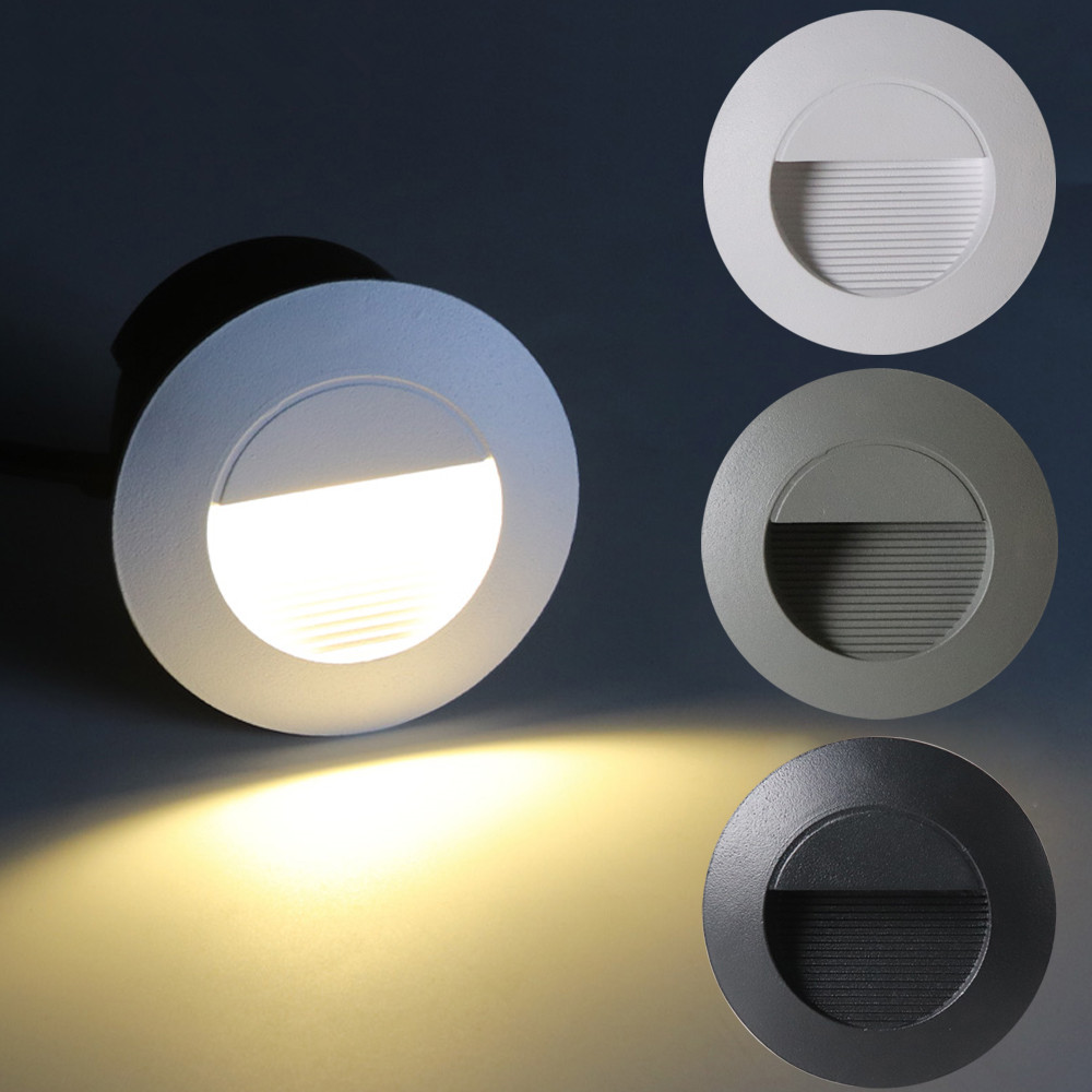 Outdoor Lighting Lux - Outdoor Step Lighting 3W LED Embedded