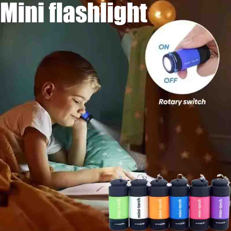 Outdoor Lighting Ideas For Party - USB Rechargeable Camping Mini Flashlight Strong