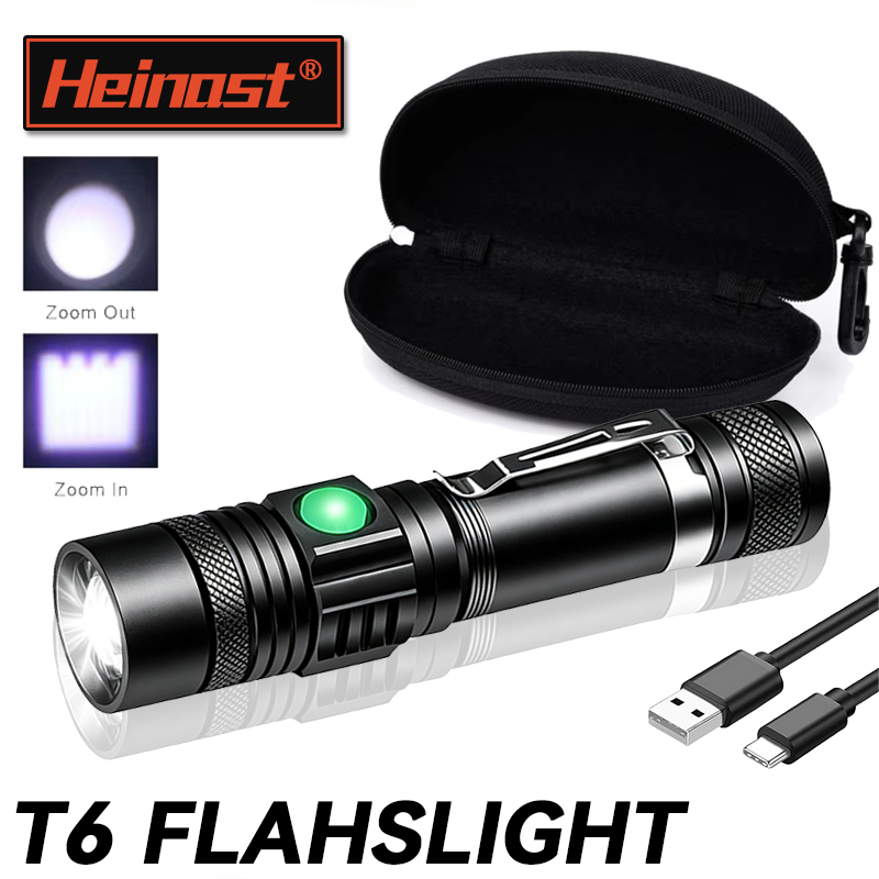 T6 LED Rechargeable Flashlight - đánh giá và giá Outdoor Lighting For Home