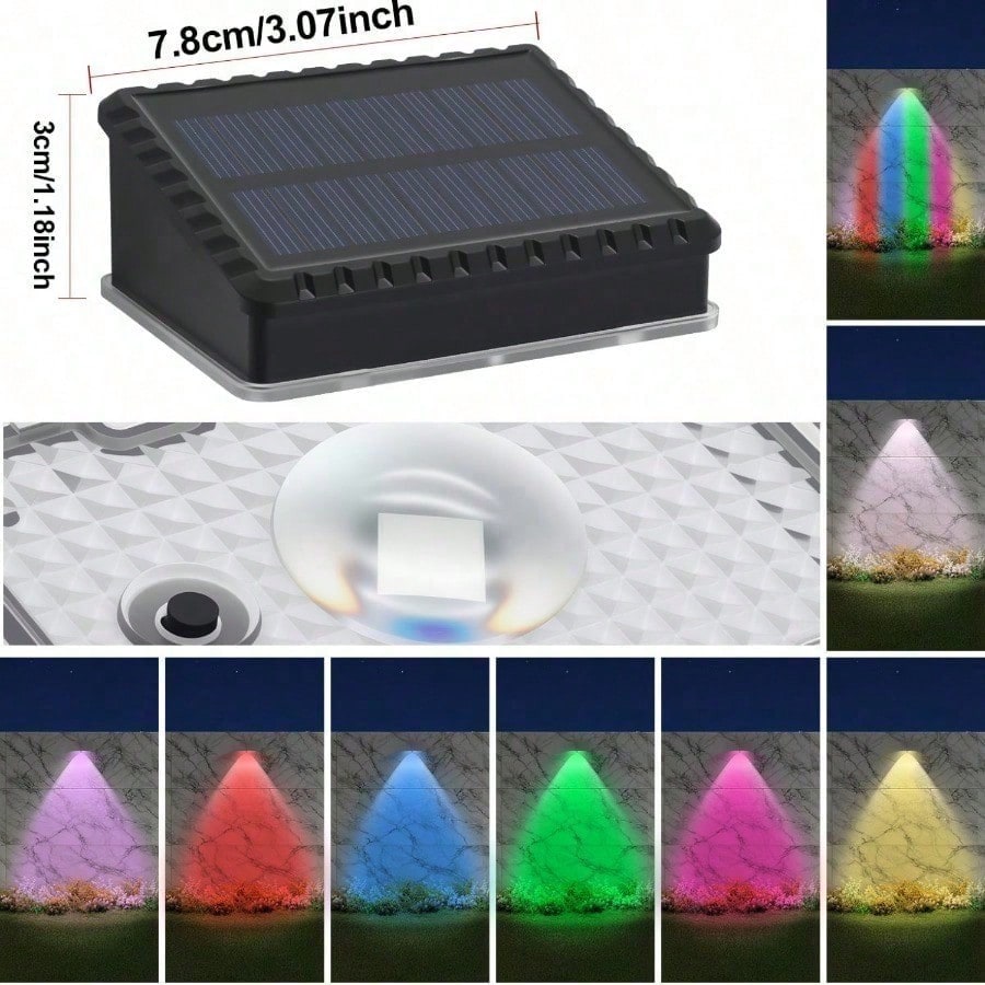4 Pack Solar Fence Lights Outd - đánh giá và giá Color Changing Outdoor
