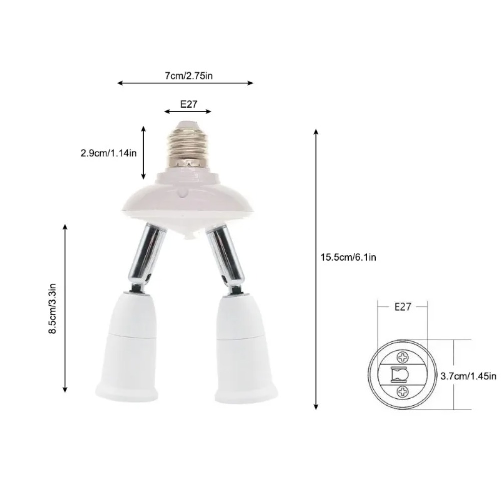 JOYINLED E27 Splitter Lamp Bul - đánh giá và giá Outdoor Lighting Warehouse