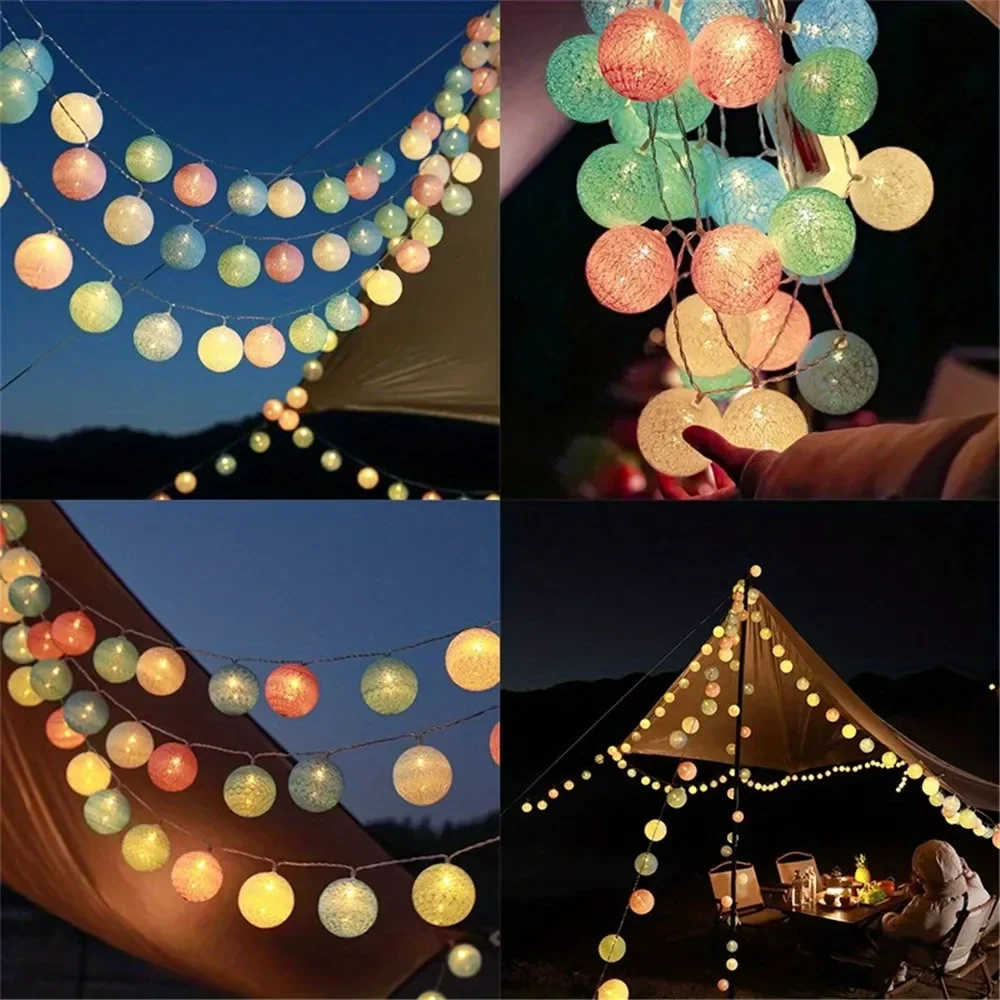 Halloween Cotton Garland Balls - đánh giá và giá Outdoor Lighting Sconce