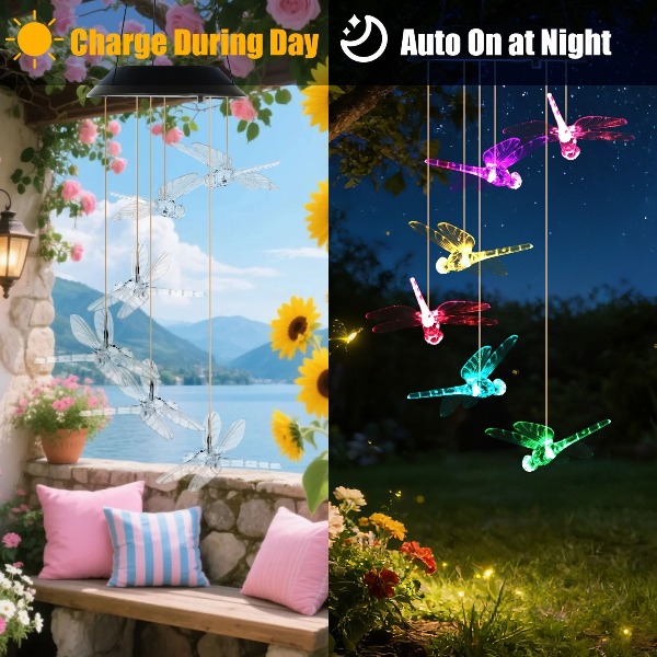 Outdoor Hanging Dragonfly Sola - đánh giá và giá Color Changing Outdoor