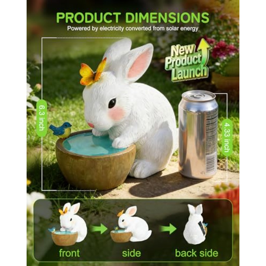 Solar Bunny Garden Outdoor Sta - đánh giá và giá Outdoor Lighting For Home