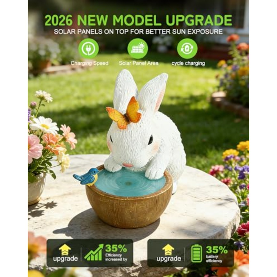 Solar Bunny Garden Outdoor Sta - đánh giá và giá Outdoor Lighting For Home