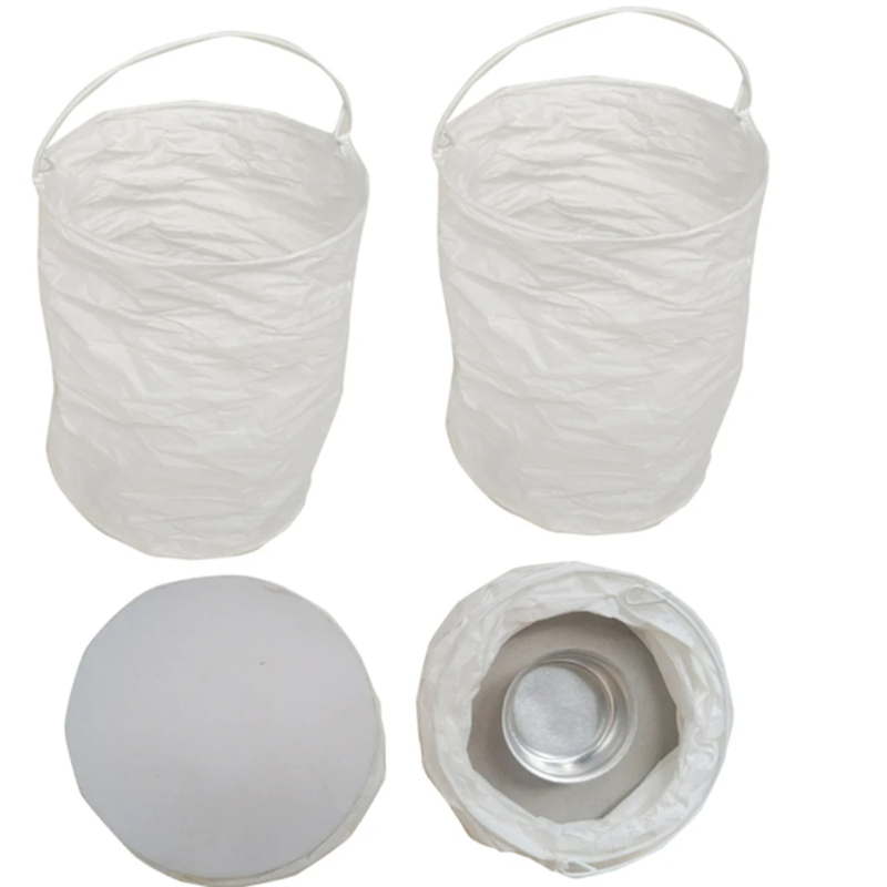 4pcs DIY White Straight Paper  - đánh giá và giá Xmas Outdoor Lighting Decorations