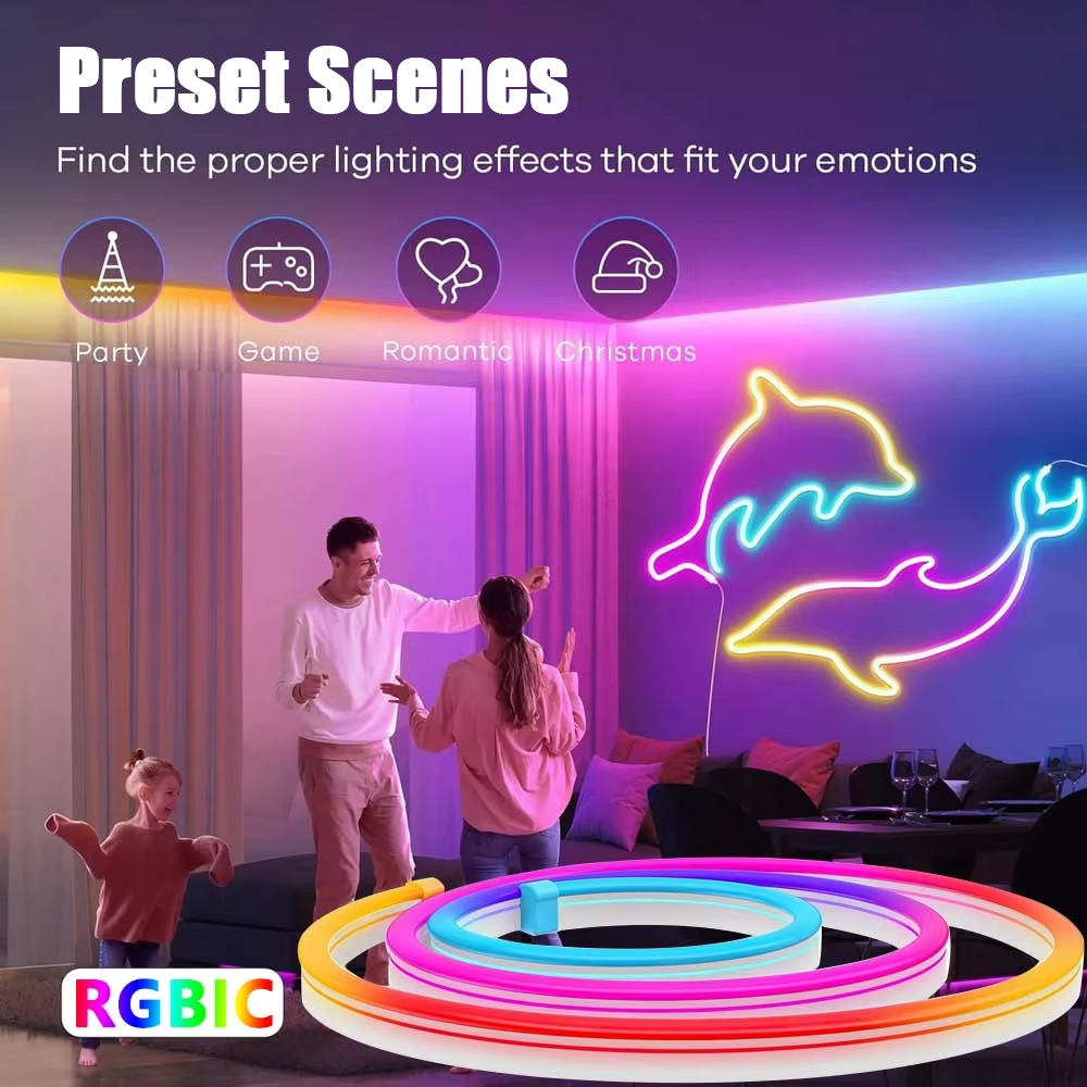 WISCOLOR 24V TUYA WIFI Neon St - đánh giá và giá Outdoor Lighting Lux