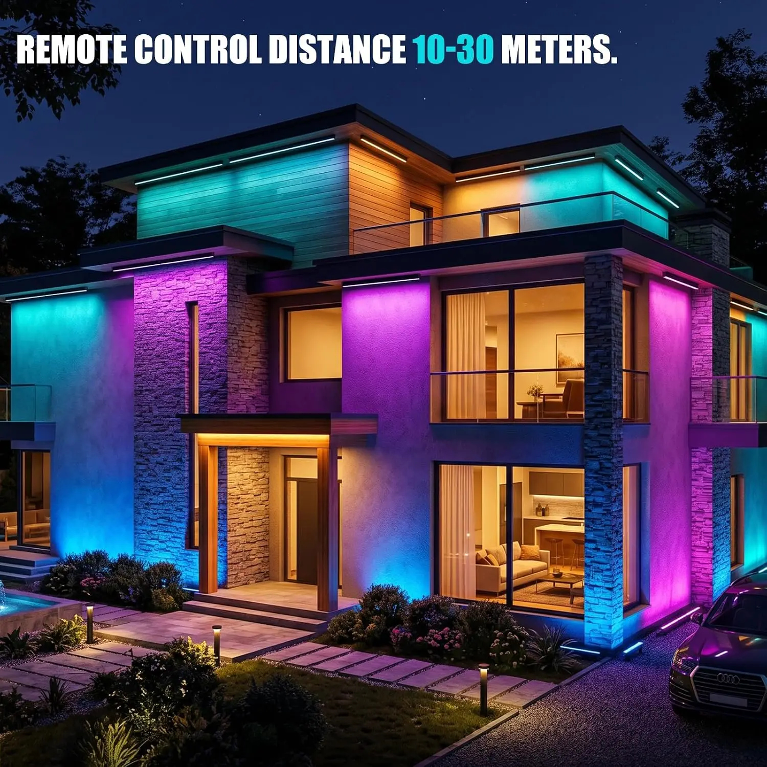 2Pack RGB Wall Washer Lights 1 - đánh giá và giá Color Changing Outdoor