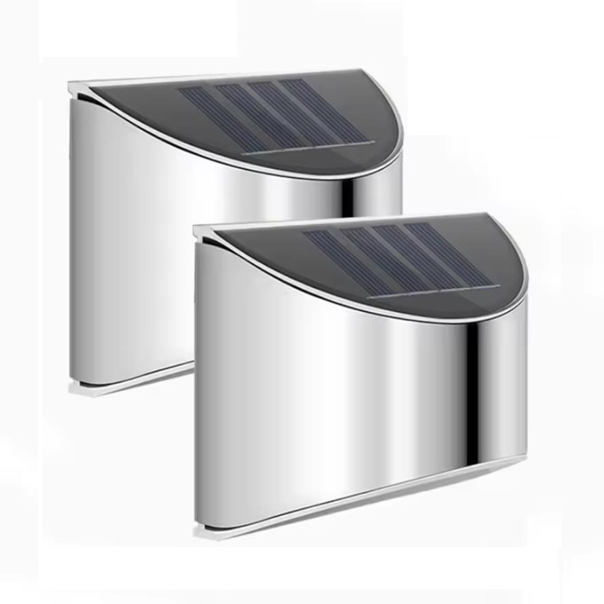 2Pcs Solar Garden Light Stainl - đánh giá và giá Outdoor Lighting Lux