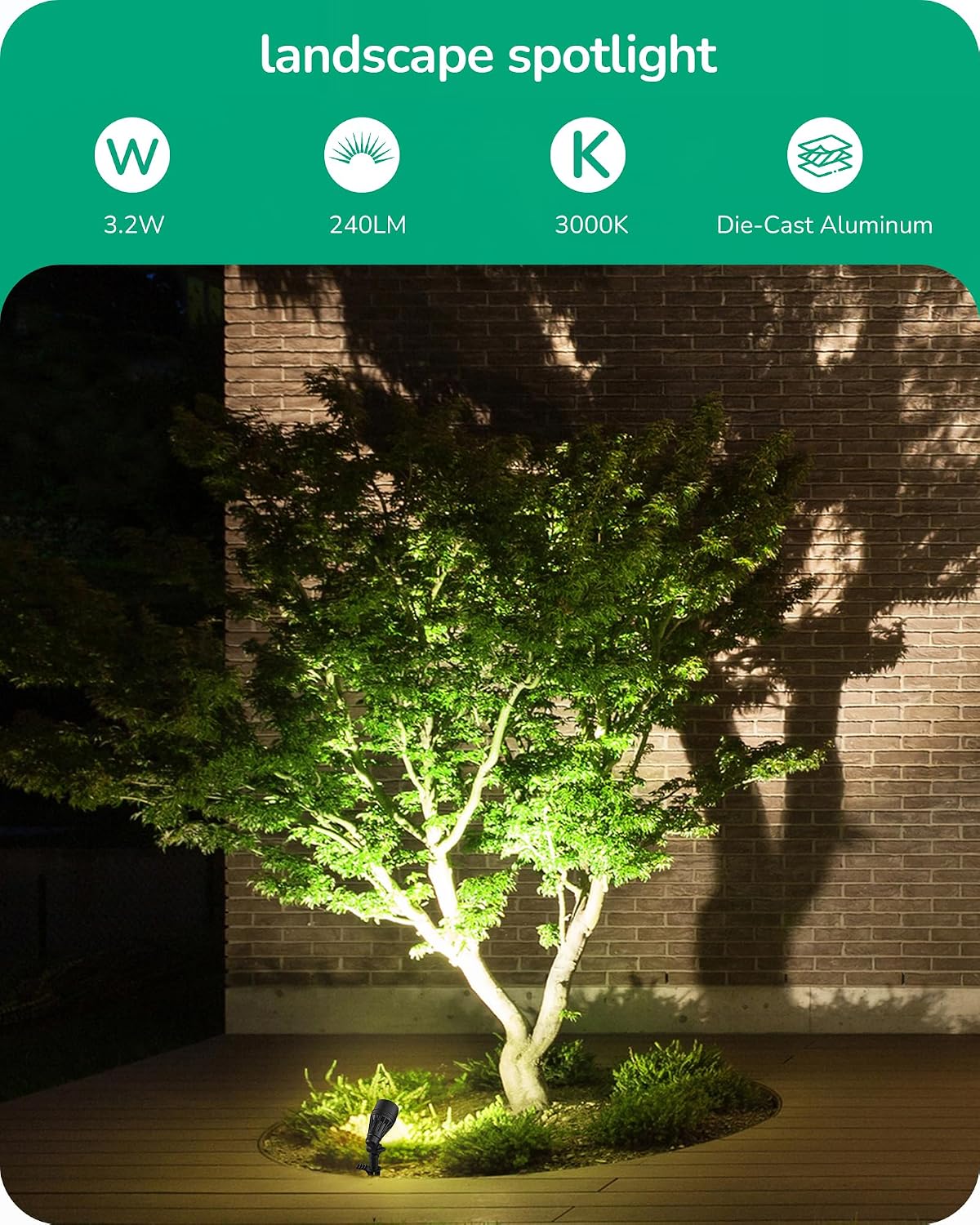 Low Voltage Spotlight Aluminum - đánh giá và giá Outdoor Lighting Voltage
