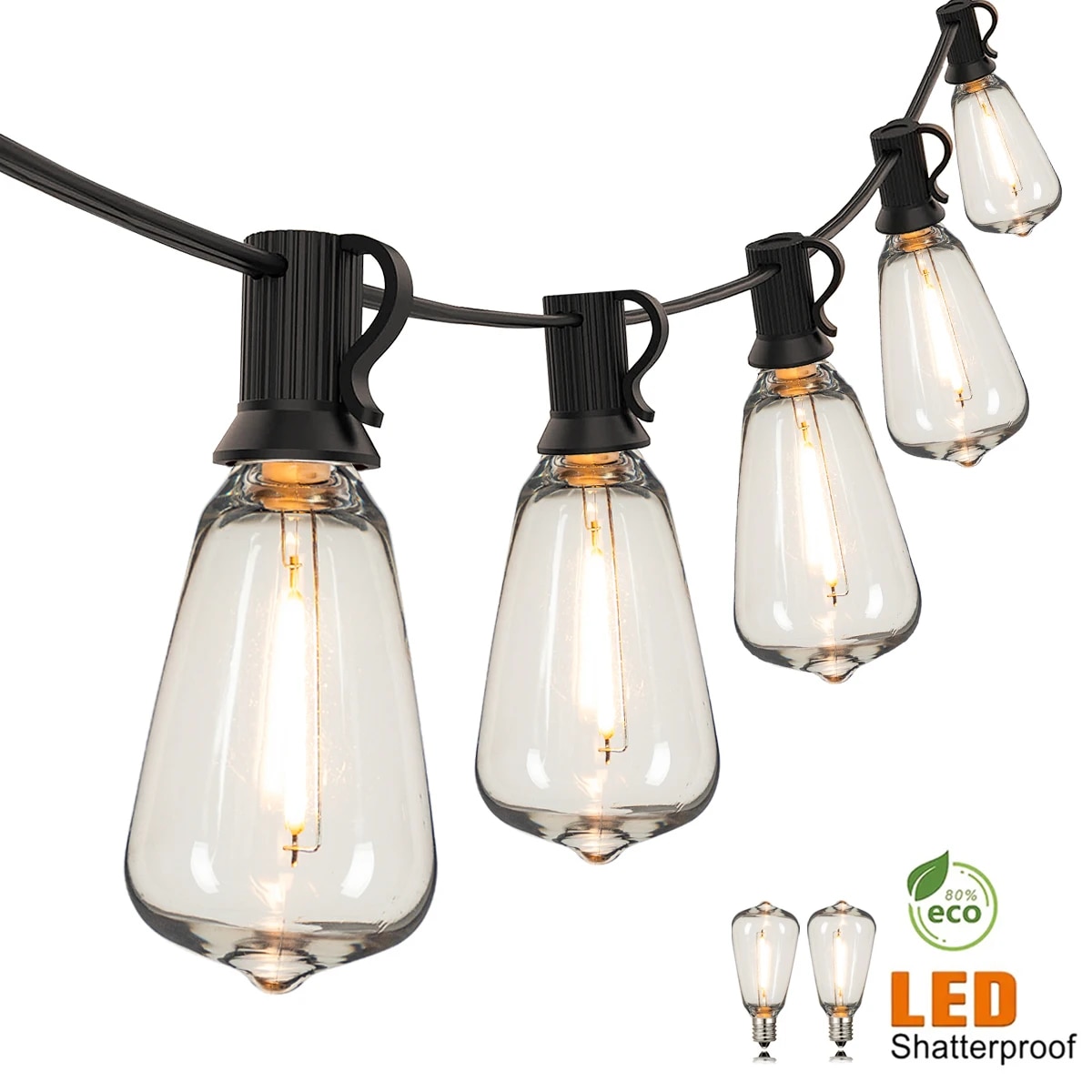 110V US Plug ST38 String Light - đánh giá và giá Outdoor Lighting Sconce