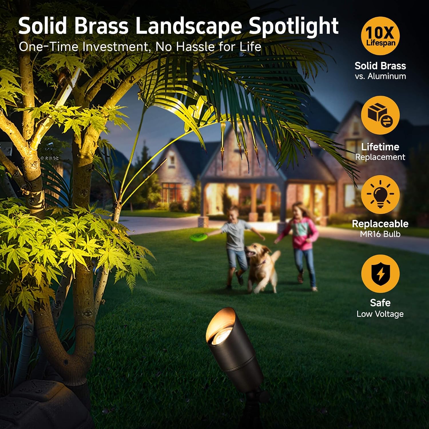 Brass Landscape Lighting Outdo - đánh giá và giá Outdoor Lighting Voltage